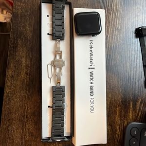 Apple Watch SE 44mm stainless steel watch band